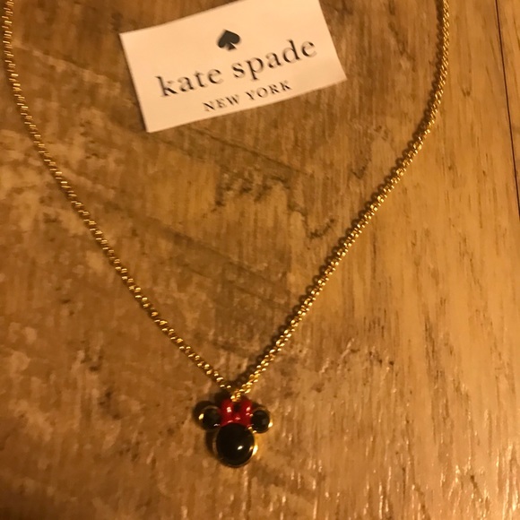 NEW Kate Spade NY + Disney Minnie Mouse Necklace - Picture 7 of 9